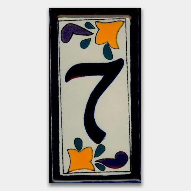 Shop House Number Classic Style 2 #7 | Artistic Tile & Stone