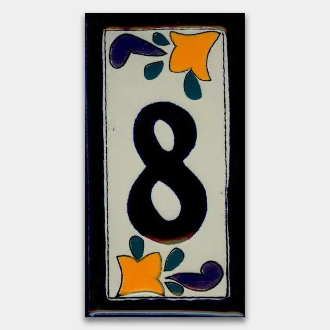 Shop House Number Classic Style 2 #8 | Artistic Tile & Stone