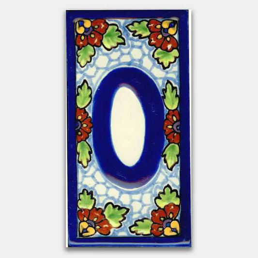 Shop House Number Maya Style 1 #0 | Artistic Tile & Stone