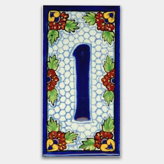 Shop House Number Maya Style 1 #1 | Artistic Tile & Stone