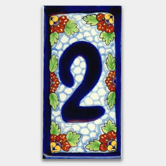Shop House Number Maya Style 1 #2 | Artistic Tile & Stone