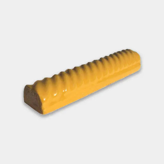 Shop Majolica Porcelain Yellow Rope Fine 6 in | Artistic Tile & Stone