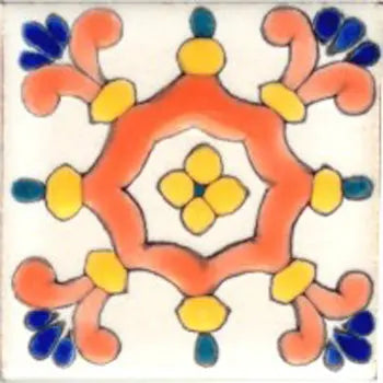 Shop Majolica Porcelain Maya 2x2 #4 | Artistic Tile & Stone