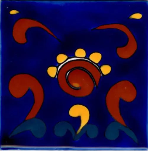 Shop Majolica Porcelain Maya 6x6 #1 | Artistic Tile & Stone