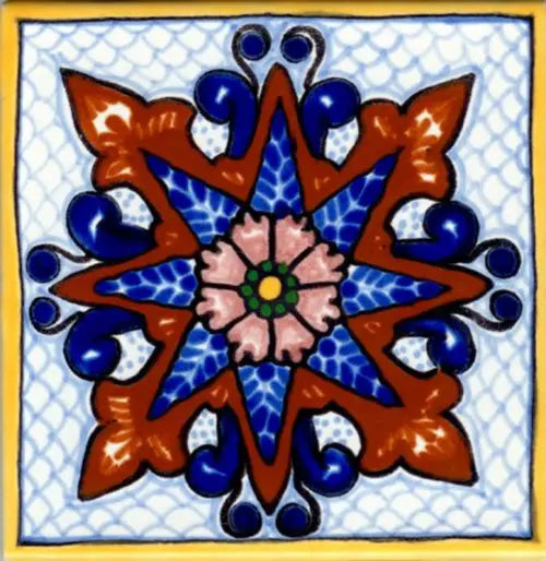 Shop Majolica Porcelain Maya 6x6 #2 | Artistic Tile & Stone