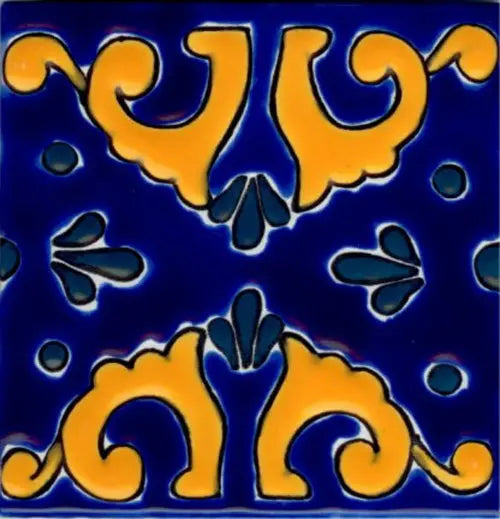 Shop Majolica Porcelain Maya 6x6 #3 | Artistic Tile & Stone