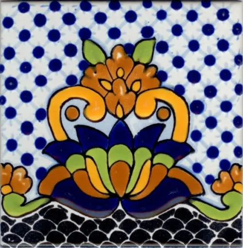 Shop Majolica Porcelain Maya 6x6 #5 | Artistic Tile & Stone