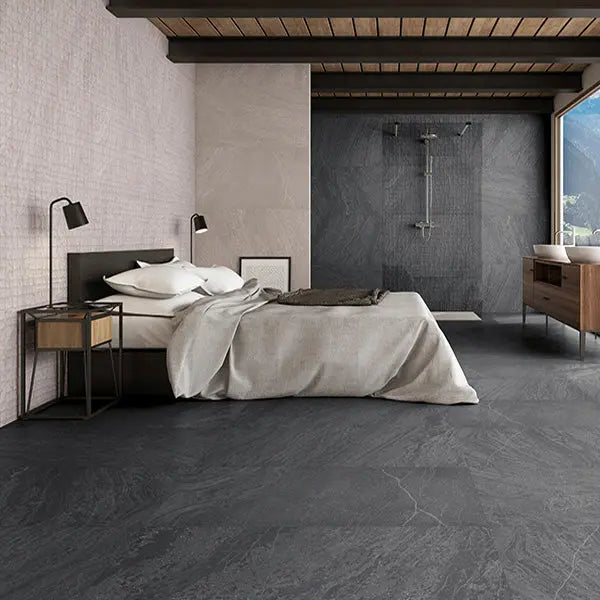 Shop Mir Jumanji Black 12 x 48 | Artistic Tile & Stone