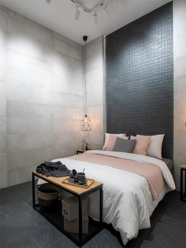 Shop Mir Jumanji Black Texture Deco |   Artistic Tile & Stone