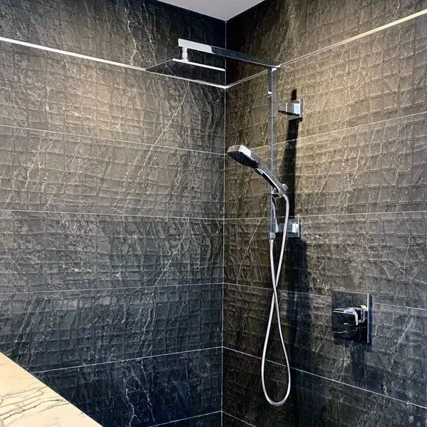 Shop Mir Jumanji Black Texture Deco | Artistic Tile & Stone