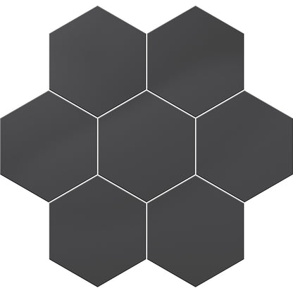 Shop Mir Terra Black Hex |   Artistic Tile & Stone