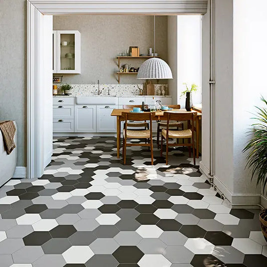 Shop Mir Terra Black Hex | Artistic Tile & Stone