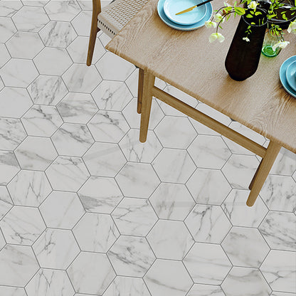 Shop Mir Terra Carrara Hex |   Artistic Tile & Stone