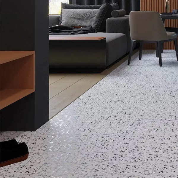 Shop Mir Terra Pepper Speck Hex | Artistic Tile & Stone