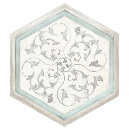 Shop Marcato Habitiana Iris 8 inch Hex |   Artistic Tile & Stone