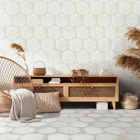Shop Habitiana Luci 8 inch Hex |   Artistic Tile & Stone
