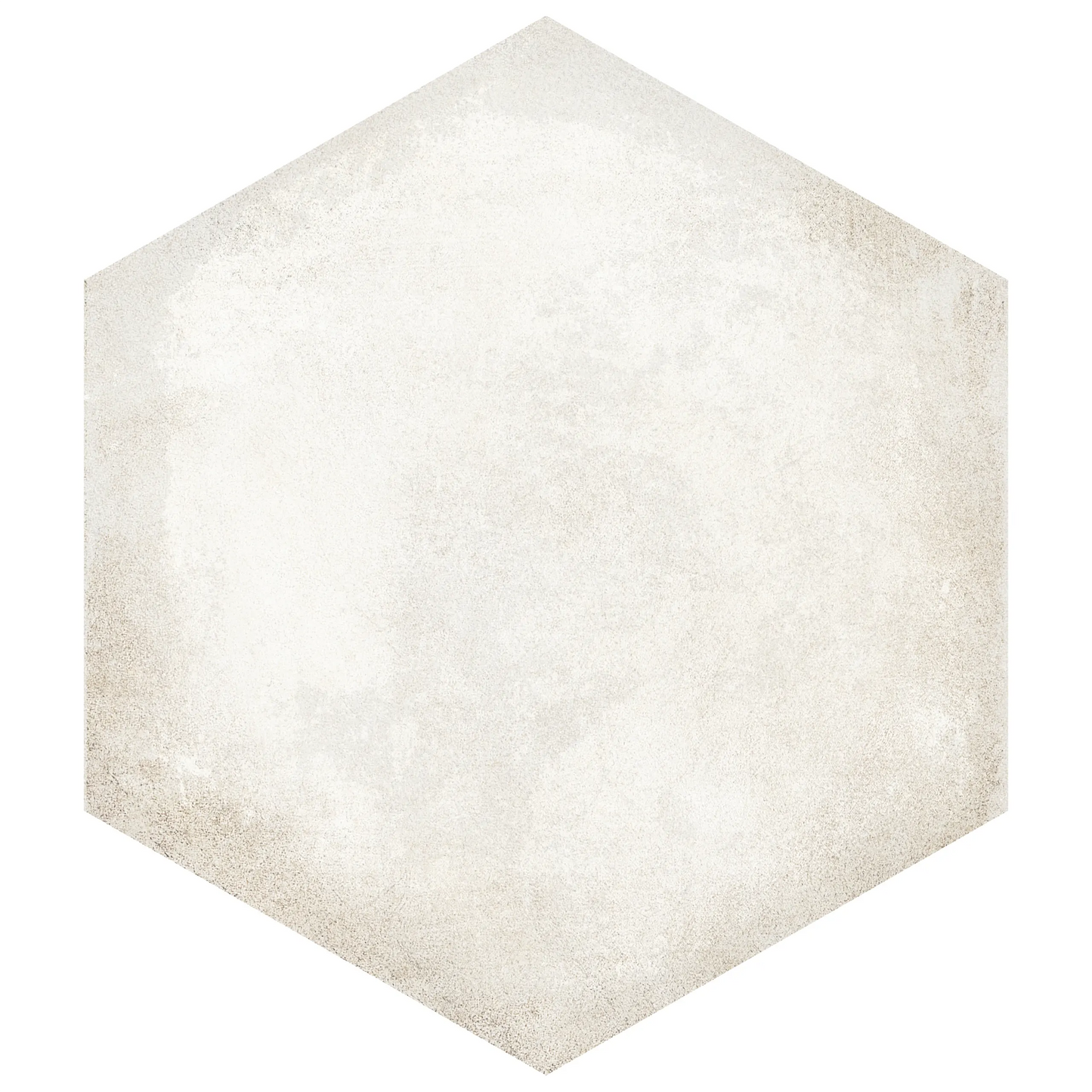 Shop Marcato Habitiana Mily White 8 inch Hex |   Artistic Tile & Stone