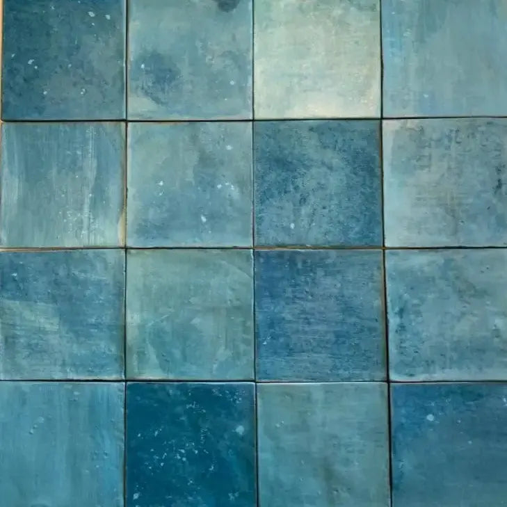 Shop Marlow True Turquoise 4x4 |   Artistic Tile & Stone