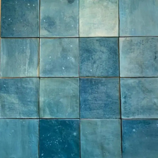 Shop Marlow True Turquoise 4x4 |   Artistic Tile & Stone
