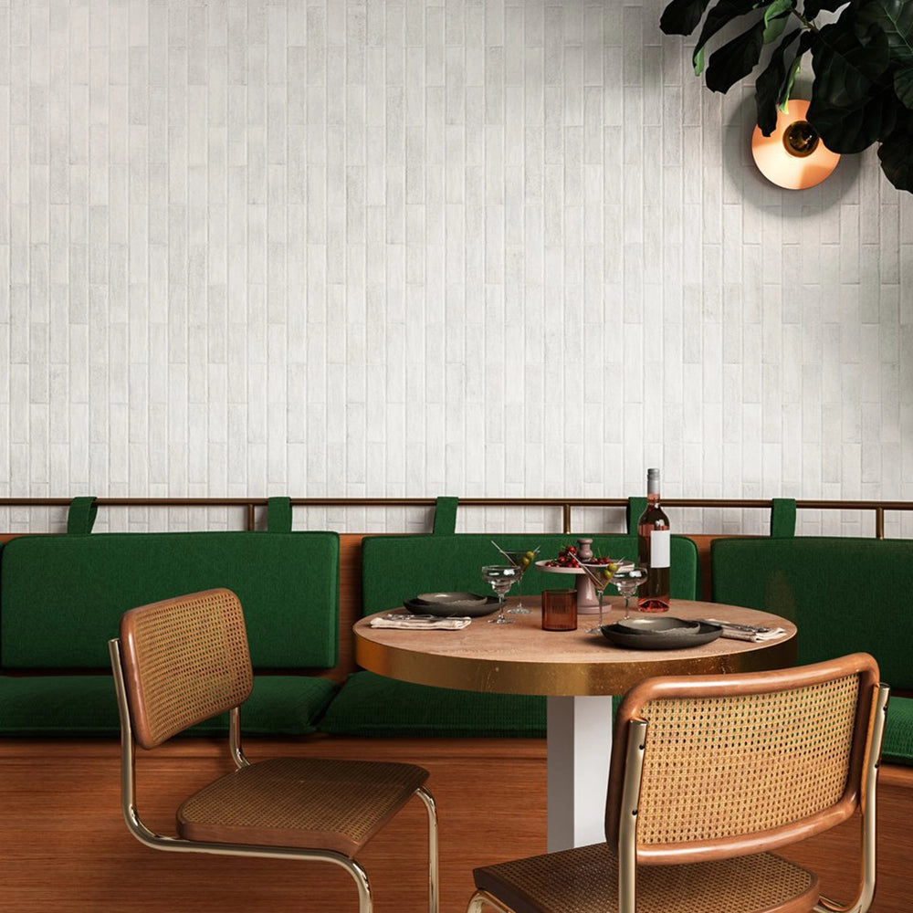 Shop Tetris White Matte 2x8 |   Artistic Tile & Stone