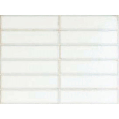 Shop Tetris White Matte 2x8 |   Artistic Tile & Stone