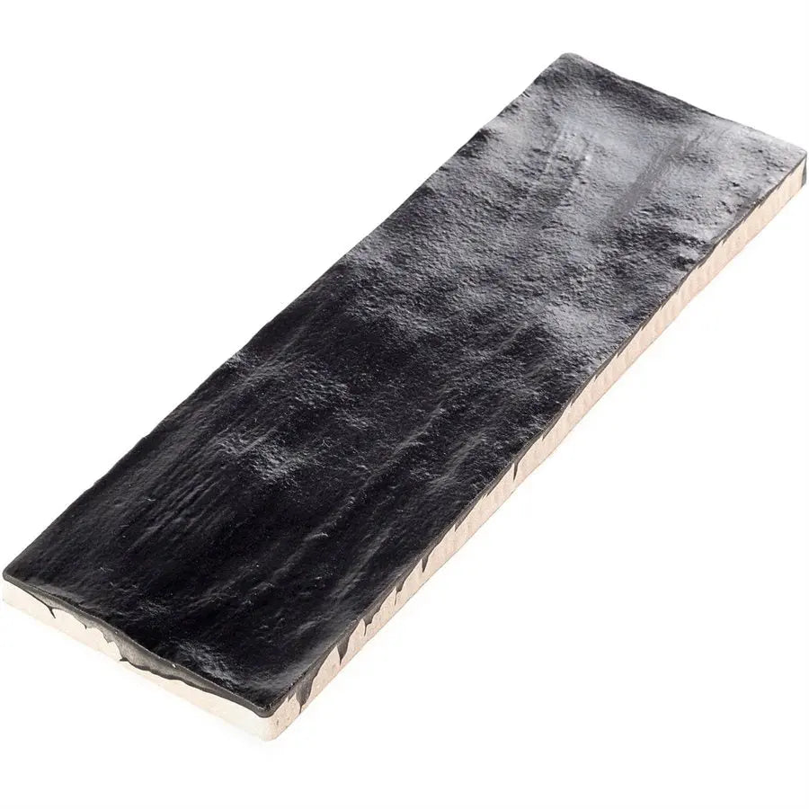 Shop SOHO Myorca Zellige Look Black Satin 2x8 |   Artistic Tile & Stone