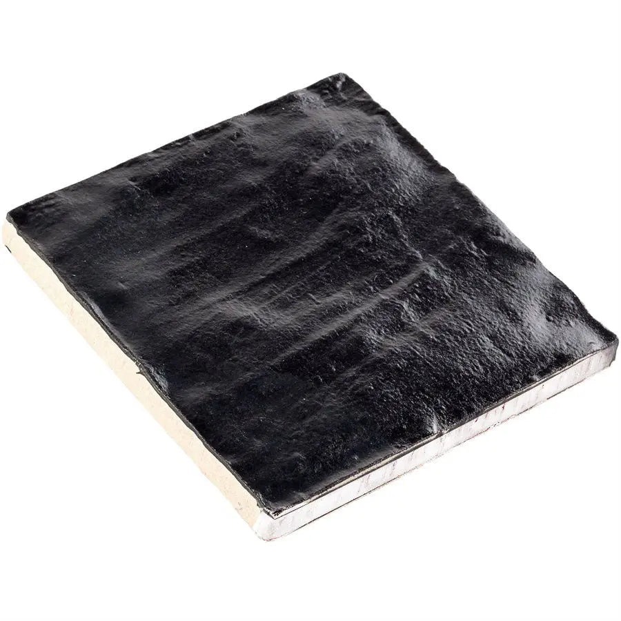 Shop SOHO Myorca Zellige Look Black Satin 4x4 |   Artistic Tile & Stone