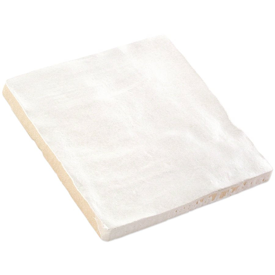 Shop Zellige White Satin 4x4 |   Artistic Tile & Stone