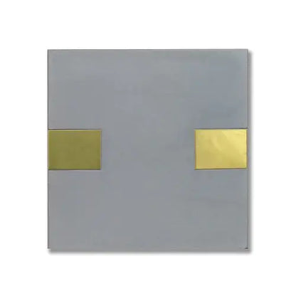 Shop Kavim 1 Gray 6x6 with Brass Inserts |   Artistic Tile & Stone