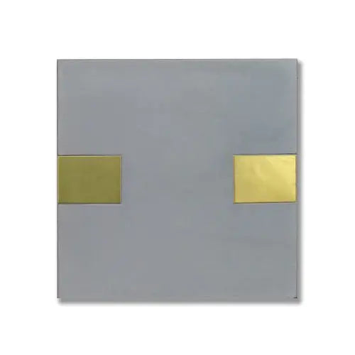 Shop Kavim 1 Gray 6x6 with Brass Inserts |   Artistic Tile & Stone