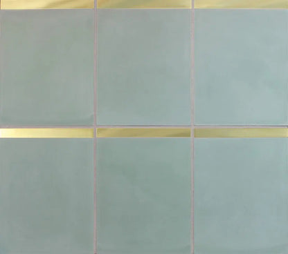 Shop Kavim 2 Green 6x8 with Brass Insert |   Artistic Tile & Stone