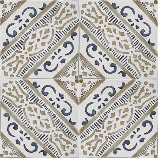 Shop Tabarka Motiff Caspian TS 6x6 | Artistic Tile & Stone