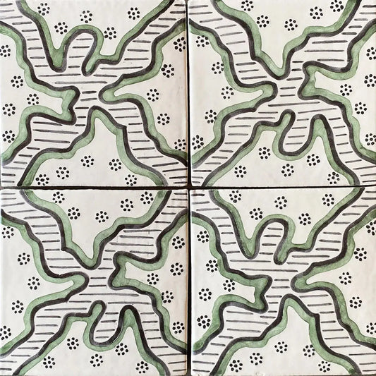 Shop Tabarka Motiff Coral BB 6x6 | Artistic Tile & Stone