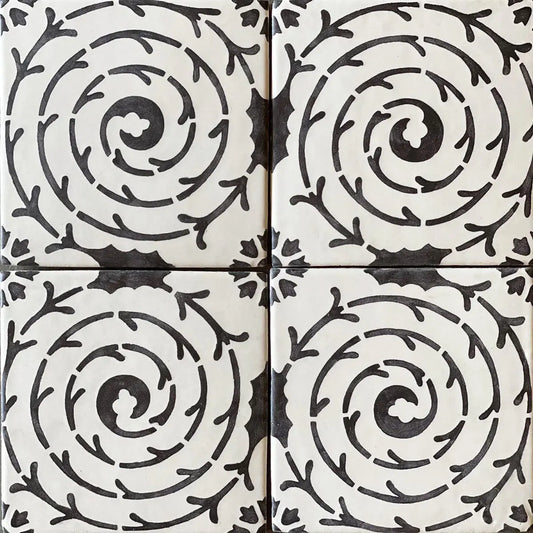 Shop Tabarka Motiff Whirl RBC 6x6 | Artistic Tile & Stone