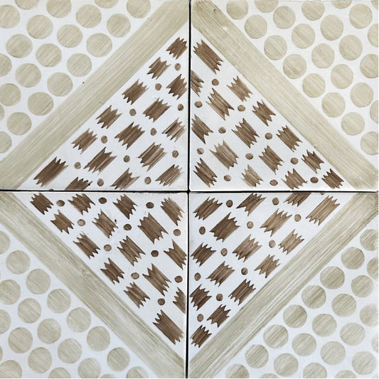 Shop Tabarka Le Marais 1 on 4-5/8x4-5/8 |   Artistic Tile & Stone