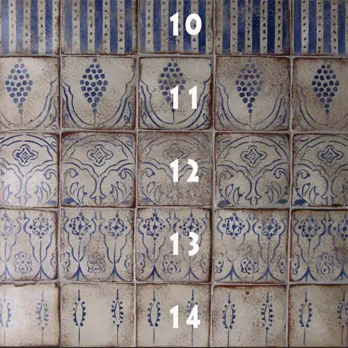 Shop Tabarka Maghreb 14 on 4-1/8 x 4-1/8 | Artistic Tile & Stone