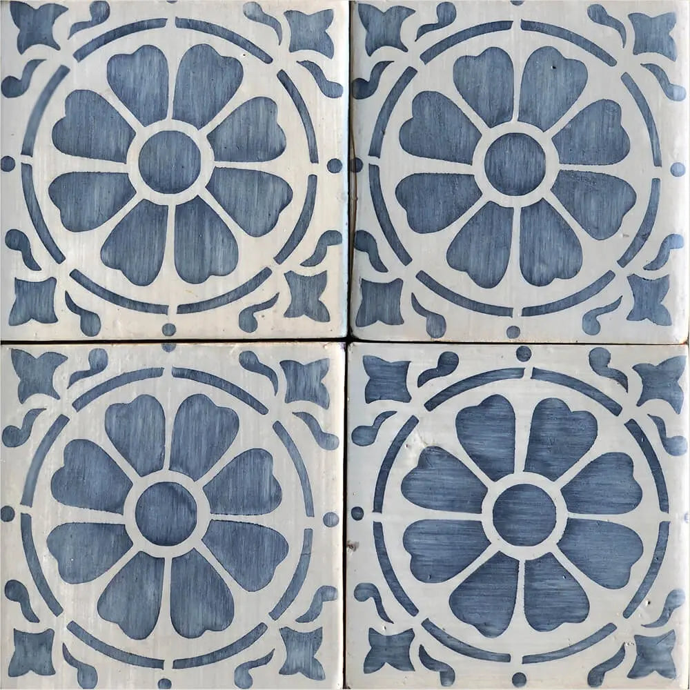 Shop Tabarka Mediterranean 16 on 4-5/8 x 4-5/8 | Artistic Tile & Stone