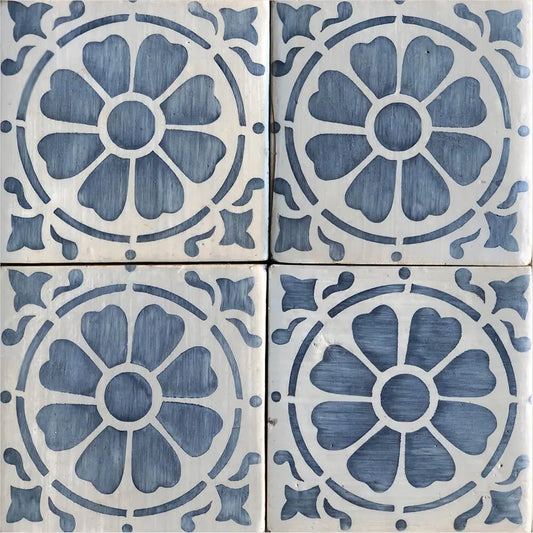 Shop Tabarka Mediterranean 16 on 4-5/8 x 4-5/8 | Artistic Tile & Stone