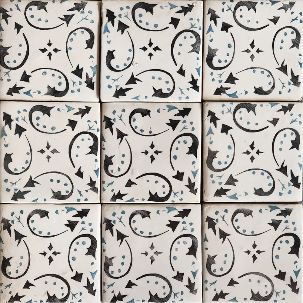Shop Tabarka Mediterranean 4  on 4-5/8 x 4-5/8 | Artistic Tile & Stone