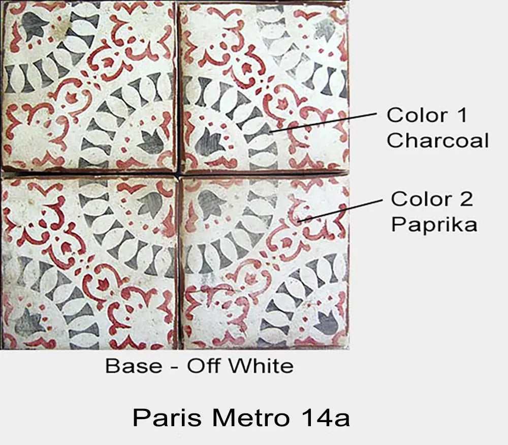 Paris Metro 14 on 4-1/8x4-1/8 