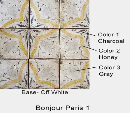 Bonjour Paris 1 on 7x7 (Texture) 