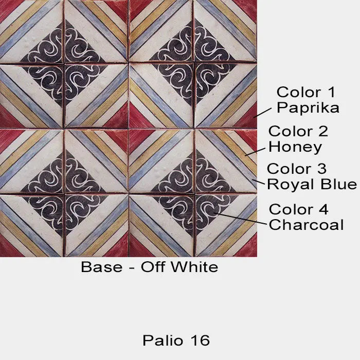 Palio 16 on 4-5/8 x 4-5/8 
