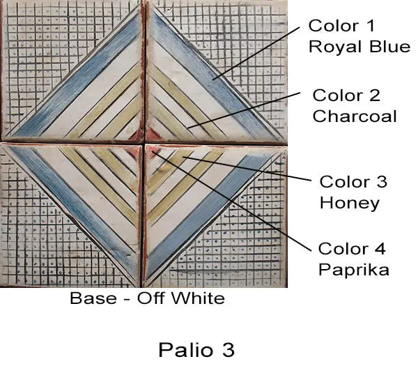 Palio 3 on 4-5/8 x 4-5/8 