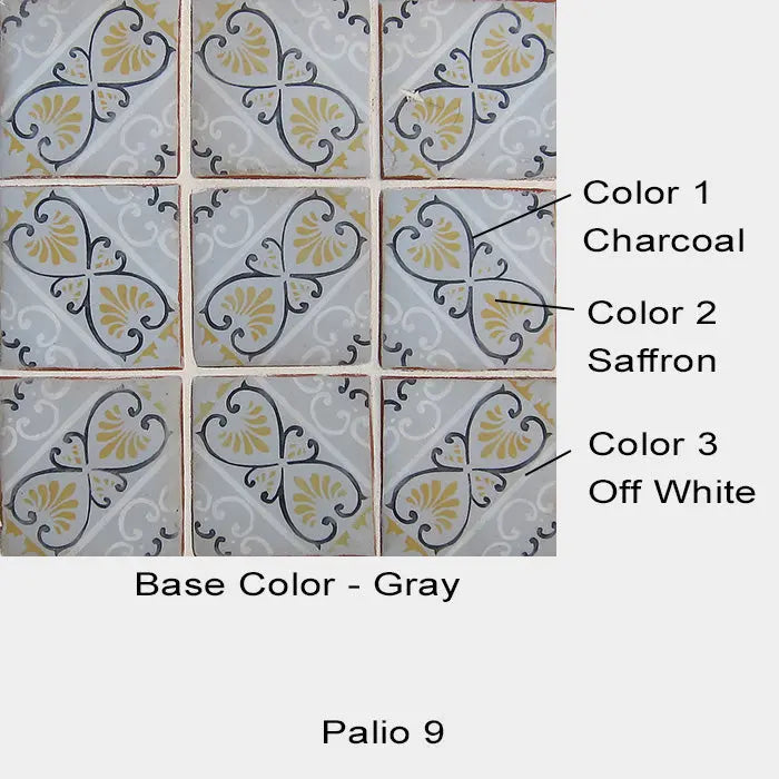 Palio 9 on 4-5/8 x 4-5/8 