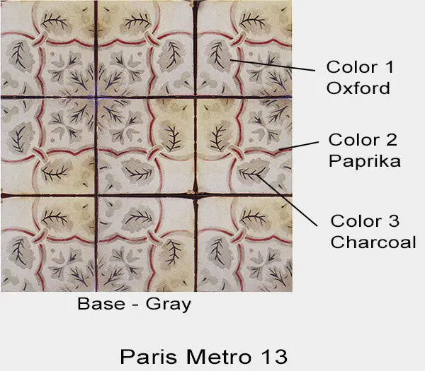 Paris Metro 13 on 4-1/8x4-1/8 