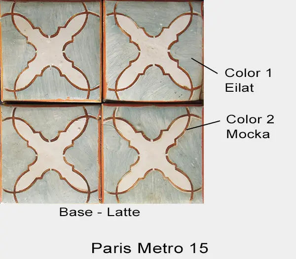 Paris Metro 15 on 4-5/8x4-5/8 