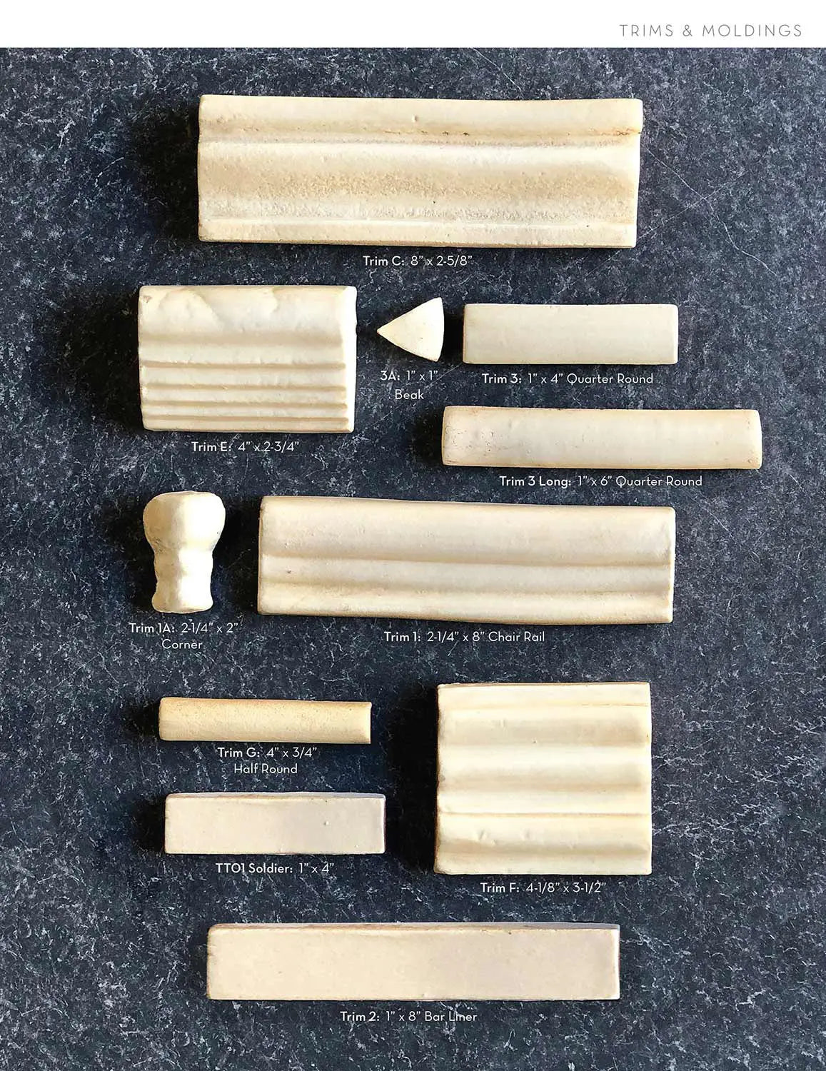 Trim E   4-1/2 x 2-1/2 Molding 