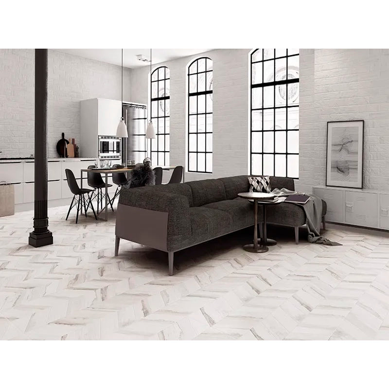 Shop Mir Acadia Spiga Blanco 18x36 |   Artistic Tile & Stone