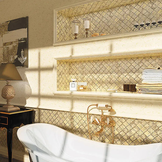 Shop Mir Skalini Burj Gold | Artistic Tile & Stone