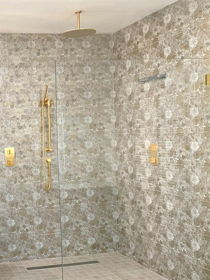 Shop Mir Skalini Dahlia Gold |   Artistic Tile & Stone